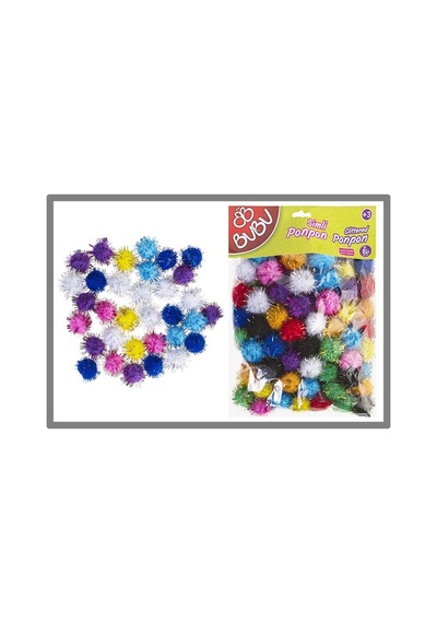 Bubu Simli Ponpon 2cm 100lü - 2 Paket
