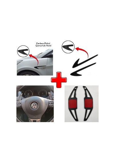 Honda Hr-V Carbon Çamurluk Venti + F1 Kulakçık (553239582)