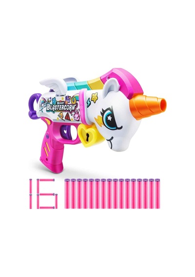 Blastercorn 16 Mermili Sünger Dart Atan Silah 30 Cm: Bu Unicorn'u Kızdırmak İstemezsin