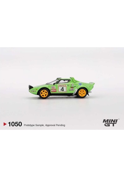 Mini Gt Lancia Stratos Hf 4 1979 Spanish Rally Champion 1/64 Model Araba