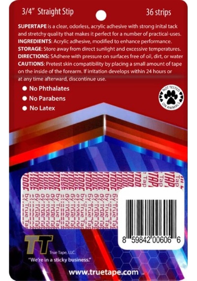 Truetape Supertape Protez Saç Bandı Düz "3*4" (2Cm-7.5Cm)