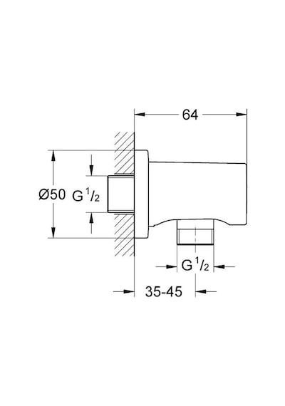Grohe Rainshower Su Çıkış Dirseği - 27057al0 Krom