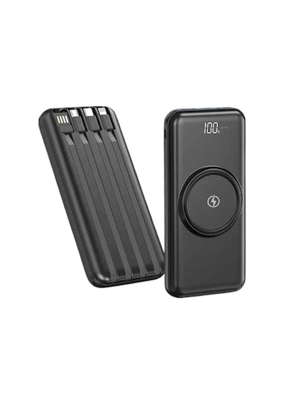 Taşınabilir Kablosuz Powerbank 10.000 Mah Çoklu Şarj Girişi Çok Renkli