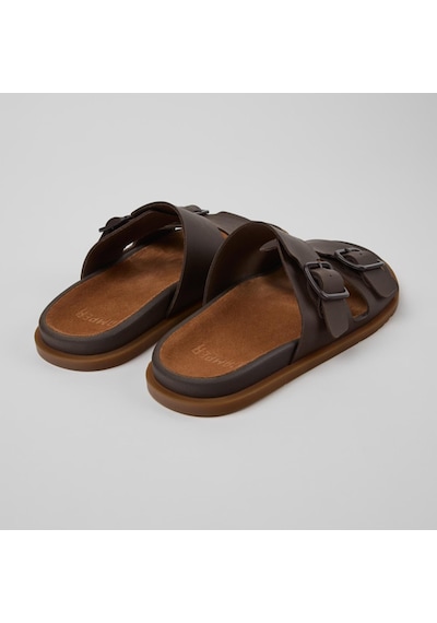 Camper Lluc Sandal Kahverengi Erkek Sandalet Cmpk101091-002 Cmp.020