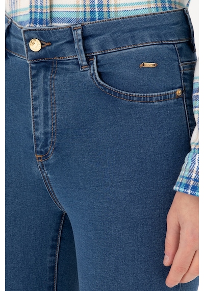 U.S. Polo Assn.  Kadın Mavi Toothpick Fit Jean Pantolon 50297503-DN0022