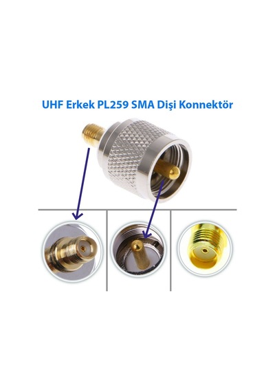 Uhf Erkek-Sma Dişi