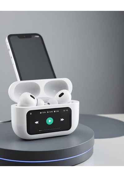 Dokunmatik Ekranlı Anc/enc Yeni Nesil Pro Bluetooth Kulaklık Dokunmatik Ekran Yeni Nesil Belirtilmemiş