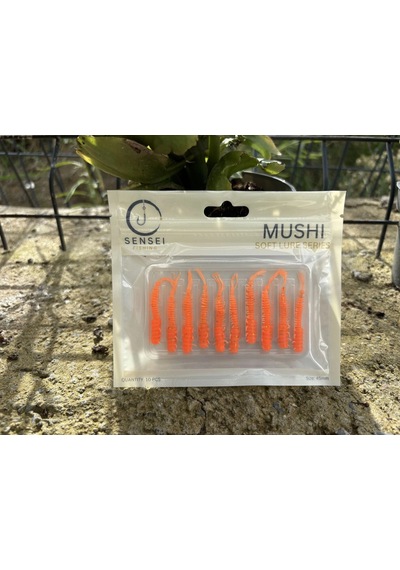 Sensei Mushi 4.5 Cm Lrf Silikon Yem Renk: Sm-orange Uv