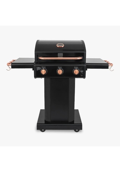 Kenmore Gazlı Barbekü 3 Ocaklı Siyah - Bakır Siyah Bakır