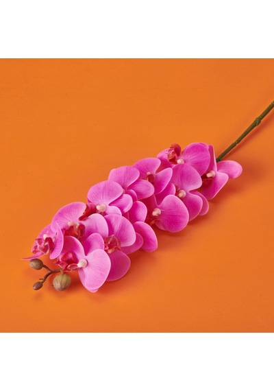 Orkide Yapay Çiçek - Pembe - 58 Cm Çok Renkli