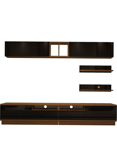 Decoraktiv Trendstyle 5220s Slm Tv Ünitesi Tv Sehpası Ceviz - Siyah