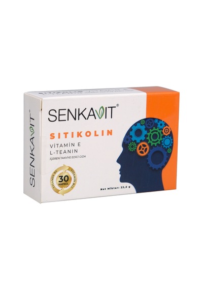 Senkavıt Sıtıkolın + L-teanın + B6 Ve Vıtamın E Iceren 30 Kapsul