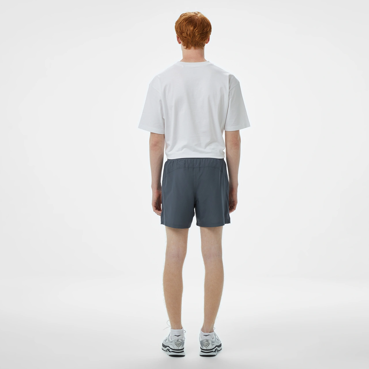 Under Armour Launch 5 Erkek Gri Koşu Şortu 1382617 Gri