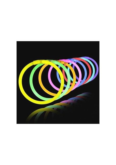 Glow Stick Fosforlu Neon Çubuk Bileklik Parti Konser Bilekliği 1 Adet Diğer