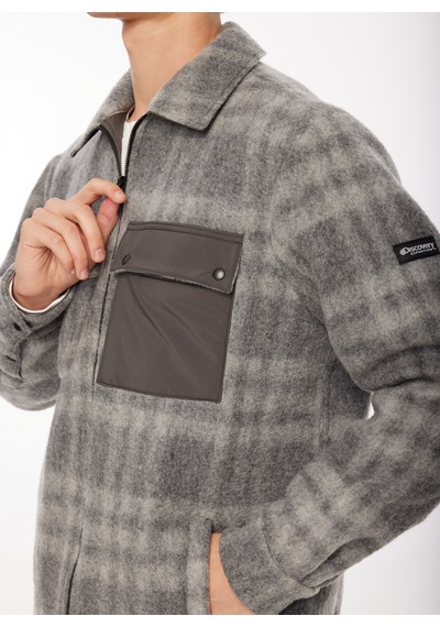 Discovery Expedition Siyah - Antrasit Erkek Relaxed Fit Kareli Mont D3wm-mnt6