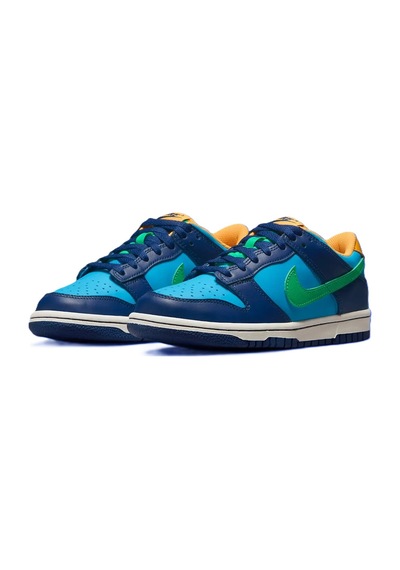 Nike Dunk Low Leather Unisex Sneaker Hakiki Deri Mavi Günlük Spor Ayakkabı Mavi