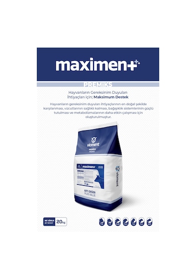 Vioment Maximent 20 Kg - Ruminant Hayvanlarda; Maksimum Destek -