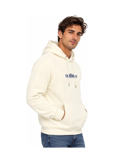 Quiksilver Fineline Hoodie Erkek Sweatshirt-eqyft05242 Krem