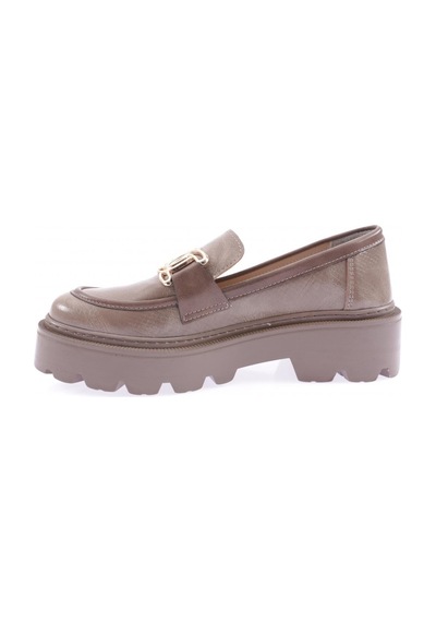 Dgn 1002 Kadin Aksesuarli Loafer Ayakkabi 1002-2231-R4611 Gri