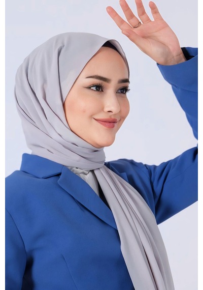 Harem Scarf Asya Şal - Gümüş - Gümüş