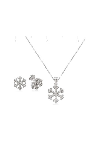 Gümüş Kar Tanesi Kadın Set (546135690)