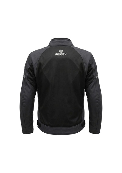 Motoanl Motosiklet Yazlık Mont Full Korumalı Motorcu Mesh Montu Grey