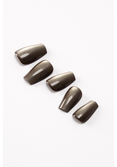 Pop Beautytakma Tırnak Seti & Zararsız Yapıştırıcı, Cat Eye Popbeauty10145