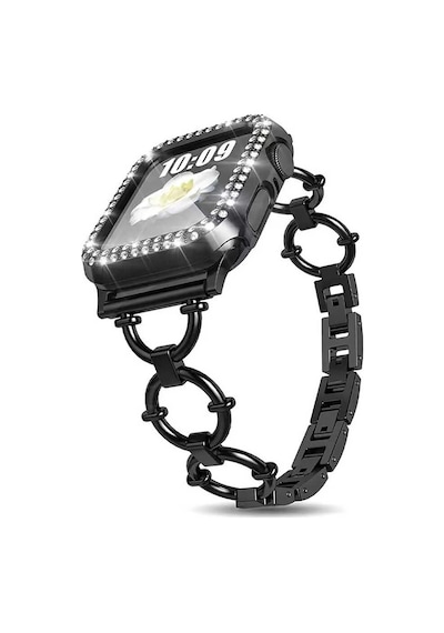 Apple Uyumlu  Watch 40 MM Krd-56 Halka Tasarım Metal Kordon