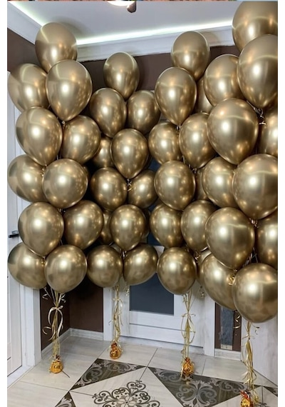 Beysüs Gold Krom Balon 7 Adet 12inç Standart