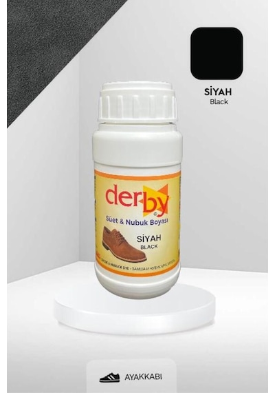 Siyah Süet Ve Nubuk Deri Boyası 250 Ml Süet Nubuk Ayakkabı Boyası