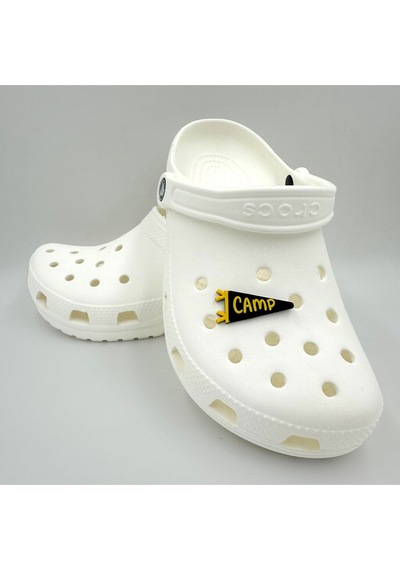 Crocs Terlik Süsü Ve Aksesuarı , Çanta Süsü Jibbitz 3d Camp Yazılı Üçgen Bayrak 02 Görsel Logo Aksesuar Hardal Siyah Crocs Terlik Süsü Ve Aksesuarı , Çanta Süsü Jibbitz 3d Camp Yazılı Üçgen Bayrak 02 Görsel Logo Aksesuar Hardal Siyah