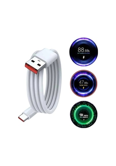 Turbo Hızlı Şarj Destekli 120w Usbc Şarj Seti