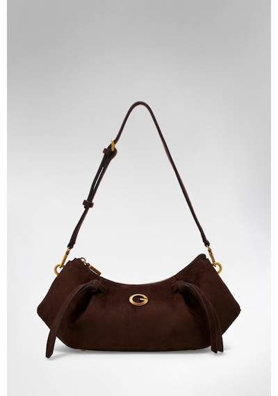 Guess Allegra Süet Kadın Omuz Çantası Hwsg2237180 Kahve