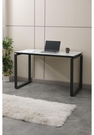 Arpelia Çalışma Masası 120x60x73 Dikdörtgen Ayaklı Lava - Gri - Kenarları Antrasit Bantlı Çok Renkli Arpelia Çalışma Masası 120x60x73 Dikdörtgen Ayaklı Lava - Gri - Kenarları Antrasit Bantlı Çok Renkli