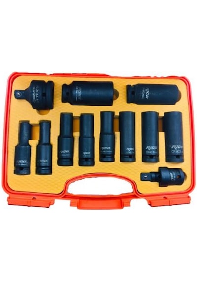 Rico Rc2333 1/2" Havalı Derin Lokma Takımı Seti 12 Parça