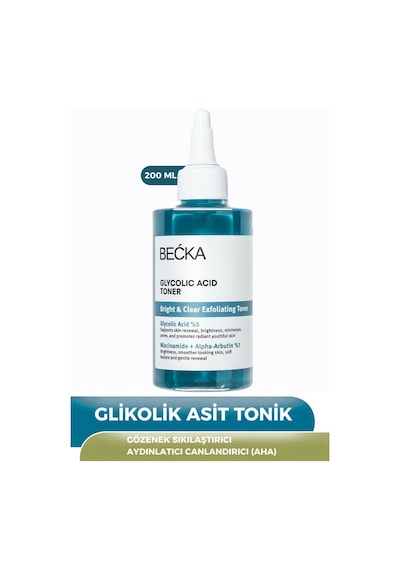 Becka Gözenek Sıkılaştırıcı Canlandırıcı Glikolik Asit Tonik 200 ML