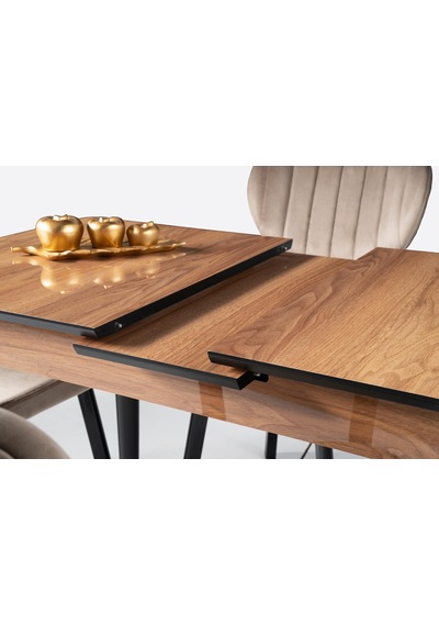 Melisa Mdf Highgloss Açılır Mutfak Masası 60x100 001