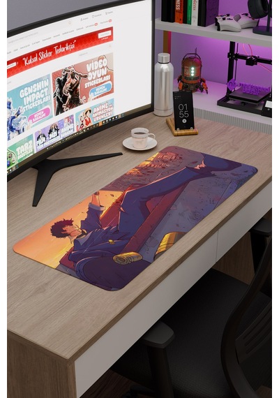 Cowboy Bebop Anime V5 - 70x30 Xl Gaming Gamer Kauçuk Kaymaz Taban Mouse Pad Fare Altlığı