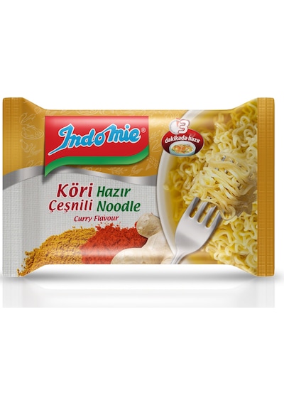 Indomie Köri Çeşnili Noodle 6 x 75 G
