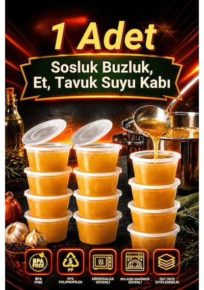 120 Ml Sızdırmaz Mini Saklama Kabı Sosluk Buzluk Kabı Mıt1367 Şeffaf