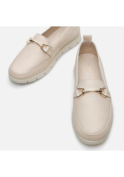 Hotiç Hakiki Deri Bej Kadın Loafer 01ayh286000a310 Bej-beıge Bej