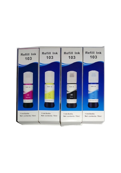 Melsan For Epson 103 Mürekkep Muadil Set 4 Renk Takım Diğer