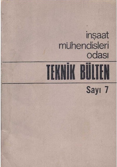 İnşaat Mühendisleri Odası Teknik Bülten - Mete Akalın