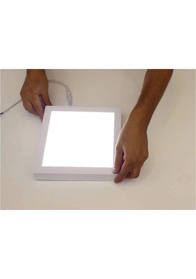 Ack 18w Sıva Üstü Smd Led Panel Armatür 22 22 6500k Beyaz Işık 1530 Lümen