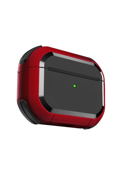 Airpods Pro 3 İle Uyumlu Armor Serisi Darbelere Karşı Ultra Güçlü Koruma Fiber Karbon Arka Tasarım Kılıf Kırm Diğer