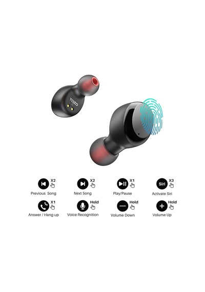 Tozo T6 Tws Kablosuz Bluetooth Kulaklık - Ipx8 Su Geçirmez Dokunmatik Şarj Kutulu Kulak İçi Kulaklık Diğer Tozo T6 Tws Kablosuz Bluetooth Kulaklık - Ipx8 Su Geçirmez Dokunmatik Şarj Kutulu Kulak İçi Kulaklık Diğer