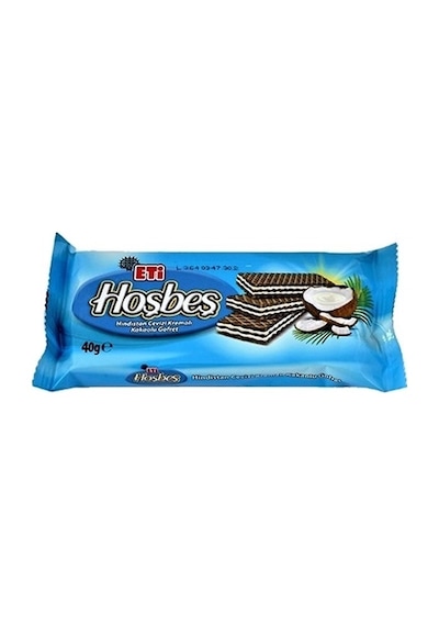 Eti Hoşbeş Hindistan Cevizli Gofret 24 x 40 G
