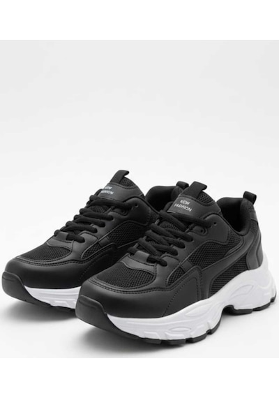 Mcdark Milano Kadın Siyah Beyaz Sneaker