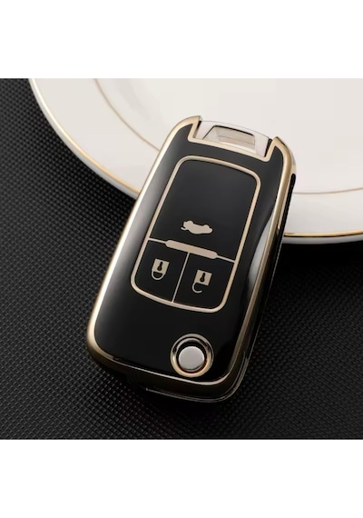 Opel Zafira Siyah Gold Anahtar Kılıfı