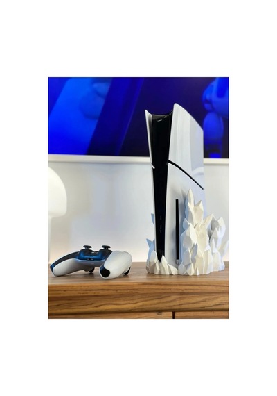 Ps5 Slım Crystal Stand Cd Versiyon Uyumlu Playstation 5 Dikey Stand Ps5 Stand Disk Versiyon